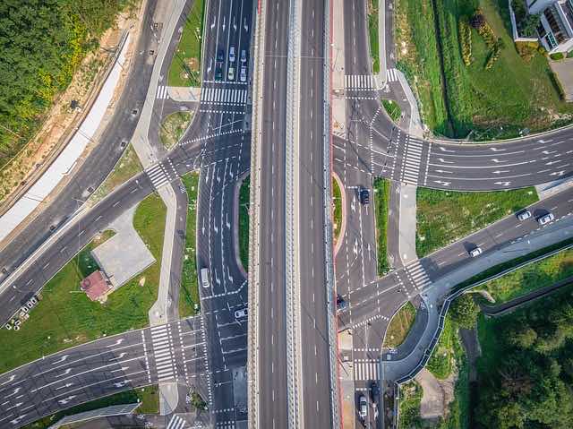 道路十字路口